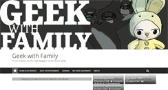 Desktop Screenshot of geekwithfamily.com
