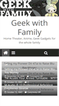 Mobile Screenshot of geekwithfamily.com